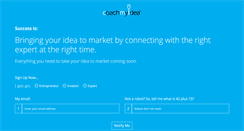 Desktop Screenshot of coachmyidea.com