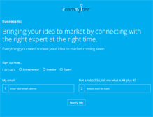 Tablet Screenshot of coachmyidea.com